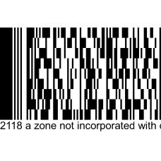 2118 a zone not incorporated with data a zone not 